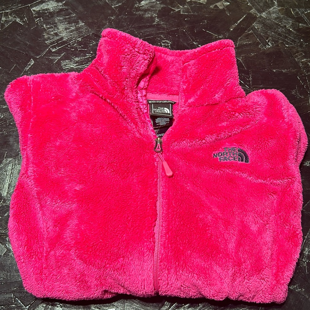 North Face Pink Fleece Jacket